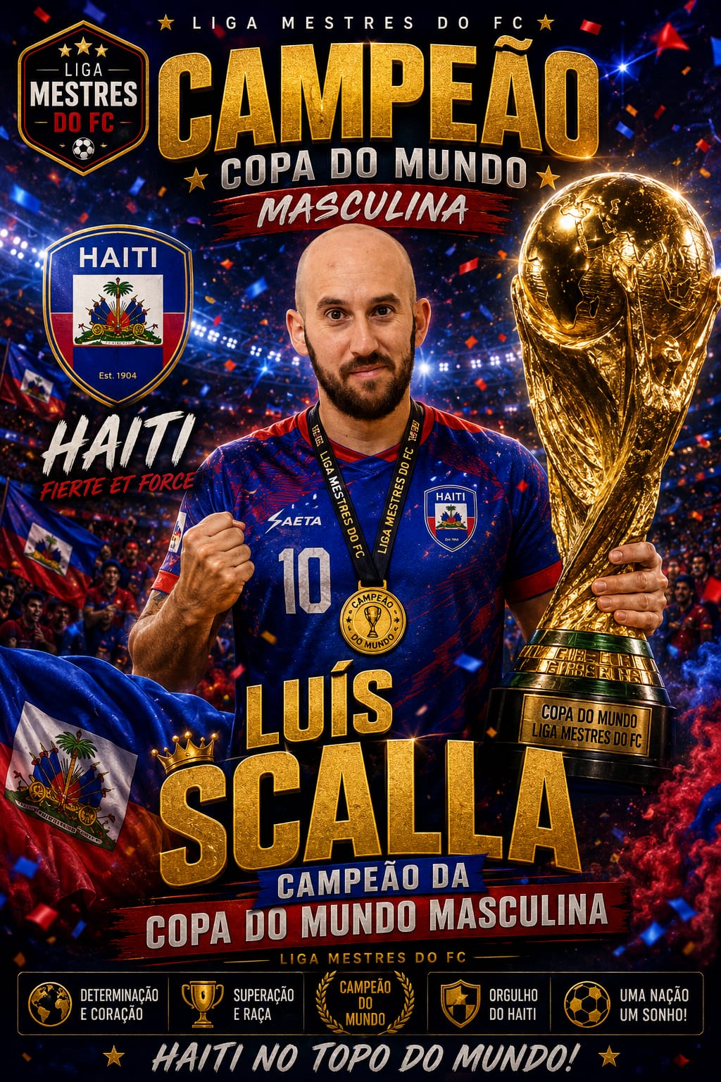 Luis Scalla — Campeão 5ª Edição Copa Mundo