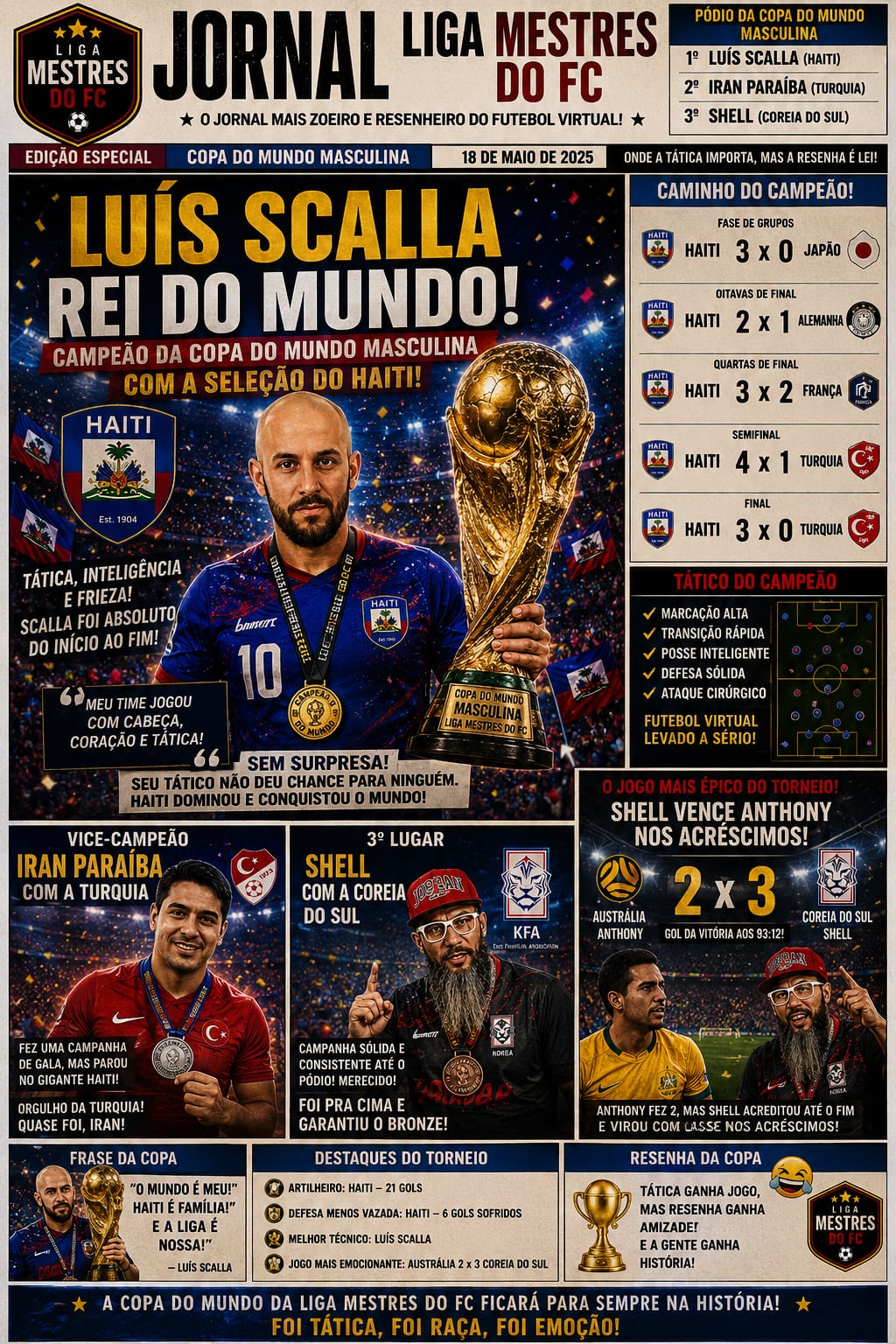 5ª Edição Copa Mundo